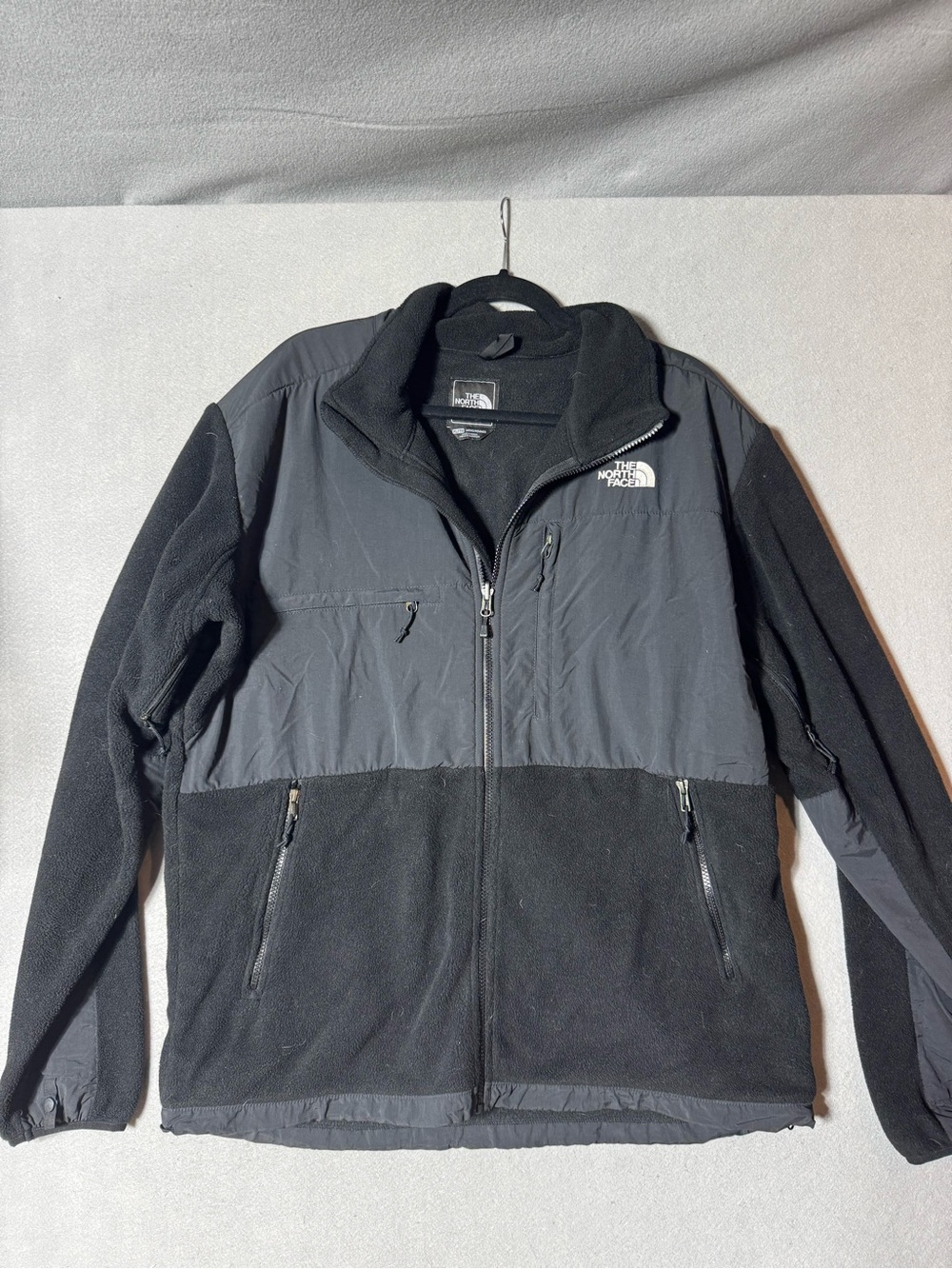 The North Face Men's Black Denali Fleece Full Zip Size XL